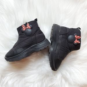 ❤Zara black Minnie Mouse boots size 22